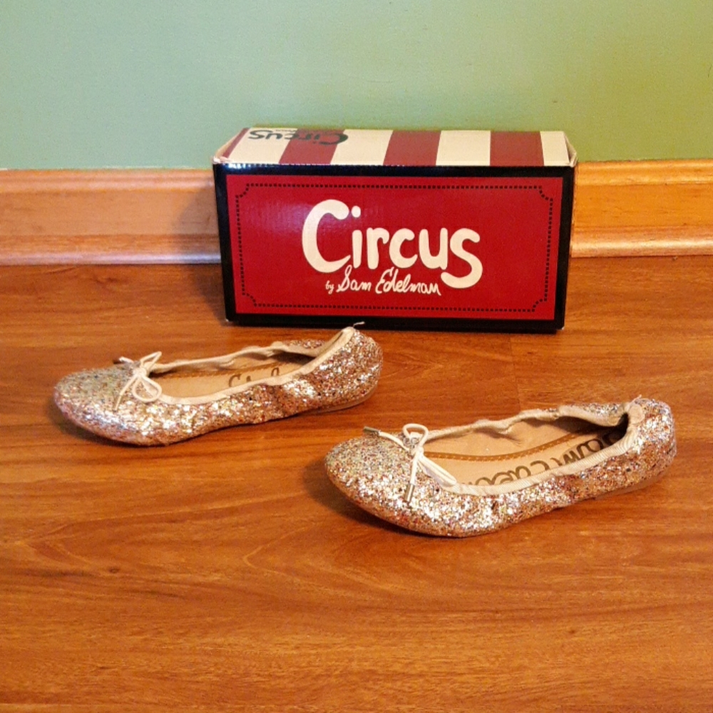 Sam Edelman rainbow glitter ballerina Flats